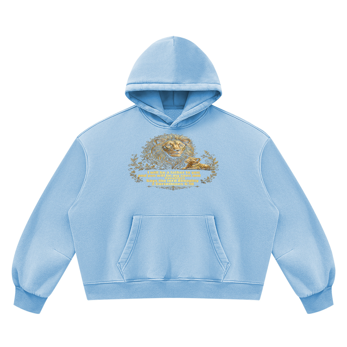 Bread Winner Alumni Unisex Vintage Wash Boxy Fleece Hoodie