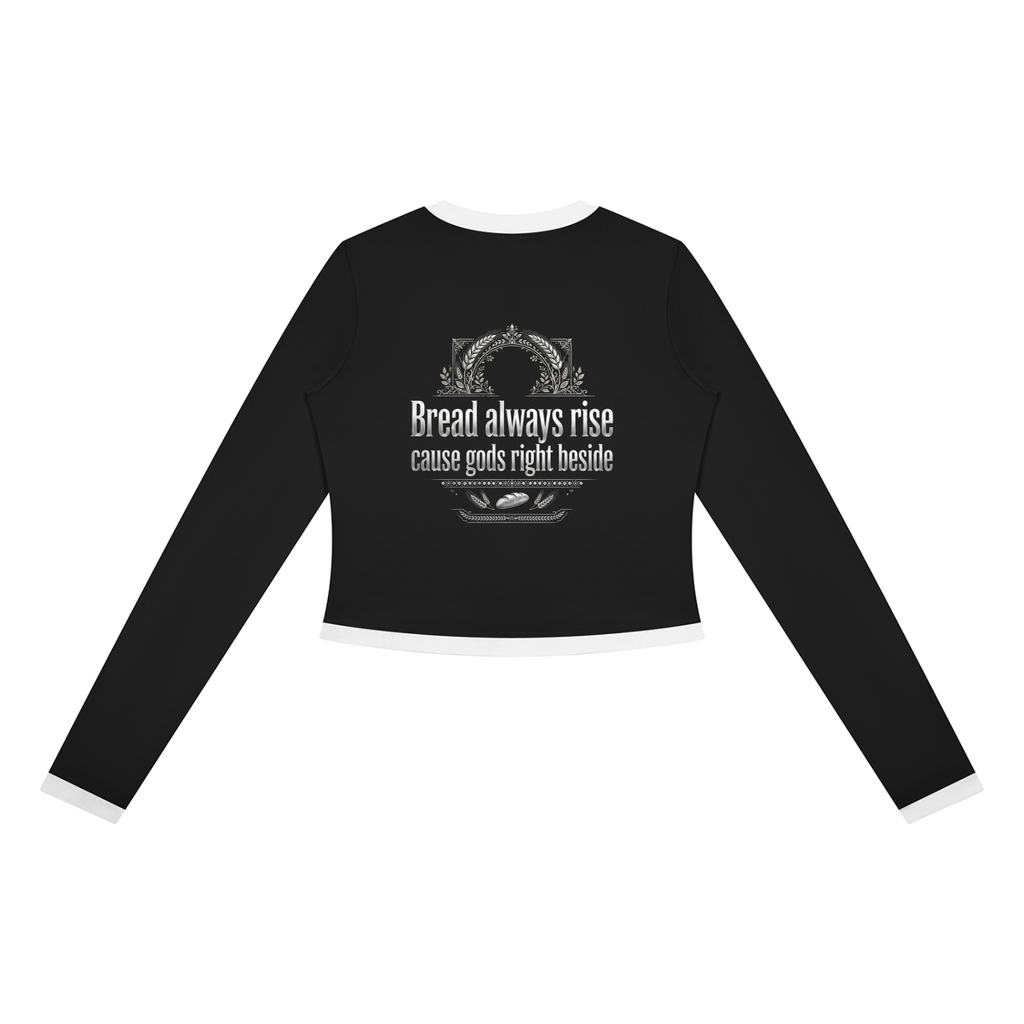 Bread Always Rise Women’s Color Block Yoga Sports Jacket