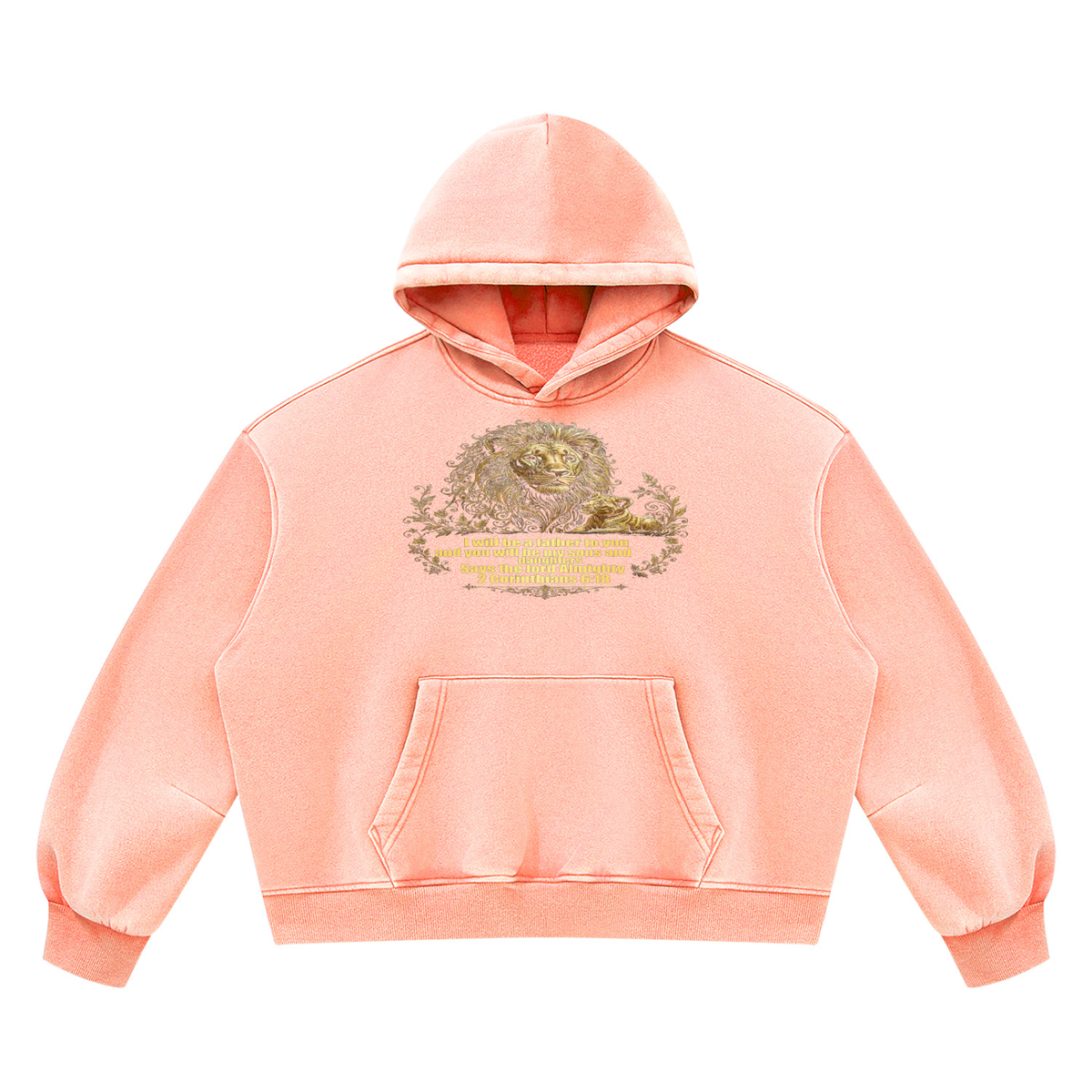 Bread Winner Alumni Unisex Vintage Wash Boxy Fleece Hoodie
