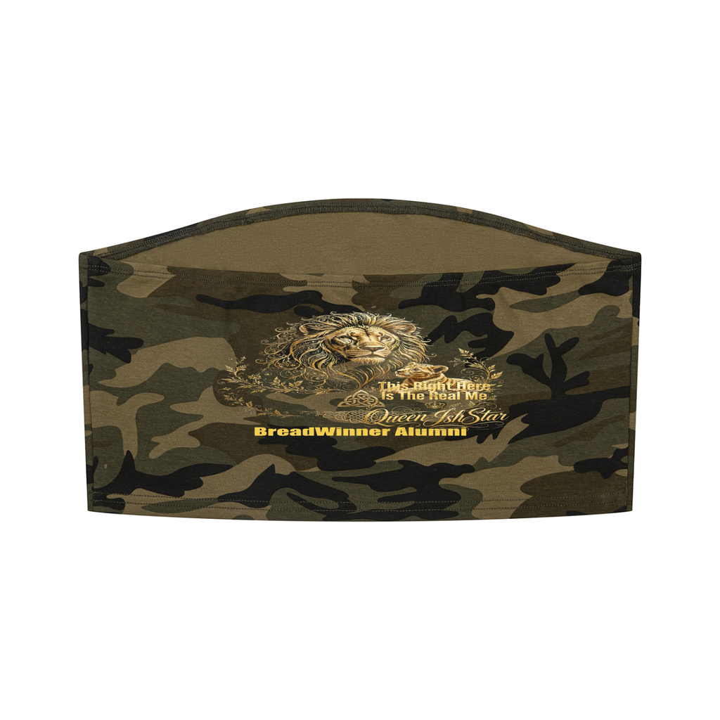 Boss Built On Self Success Camo Cropped Tube Top