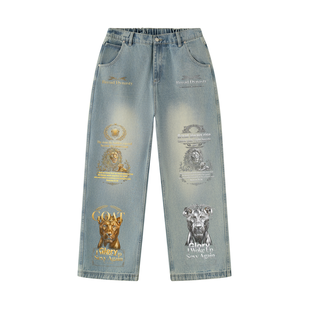 Bread Dynasty Vintage Wash Denim Jeans