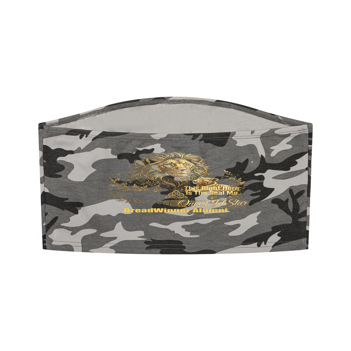 Boss Built On Self Success Camo Cropped Tube Top