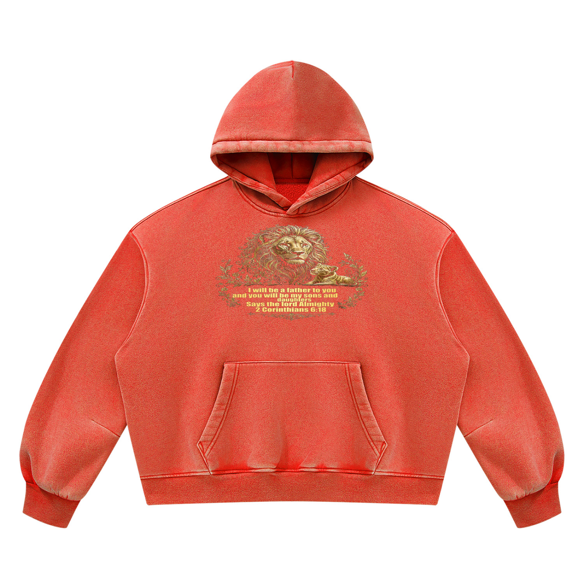 Bread Winner Alumni Unisex Vintage Wash Boxy Fleece Hoodie
