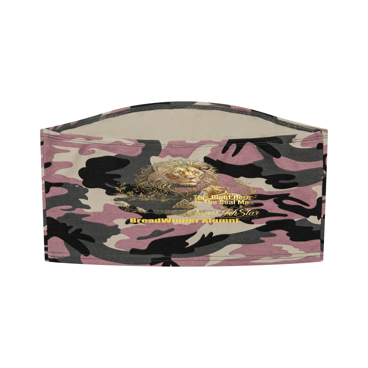 Boss Built On Self Success Camo Cropped Tube Top
