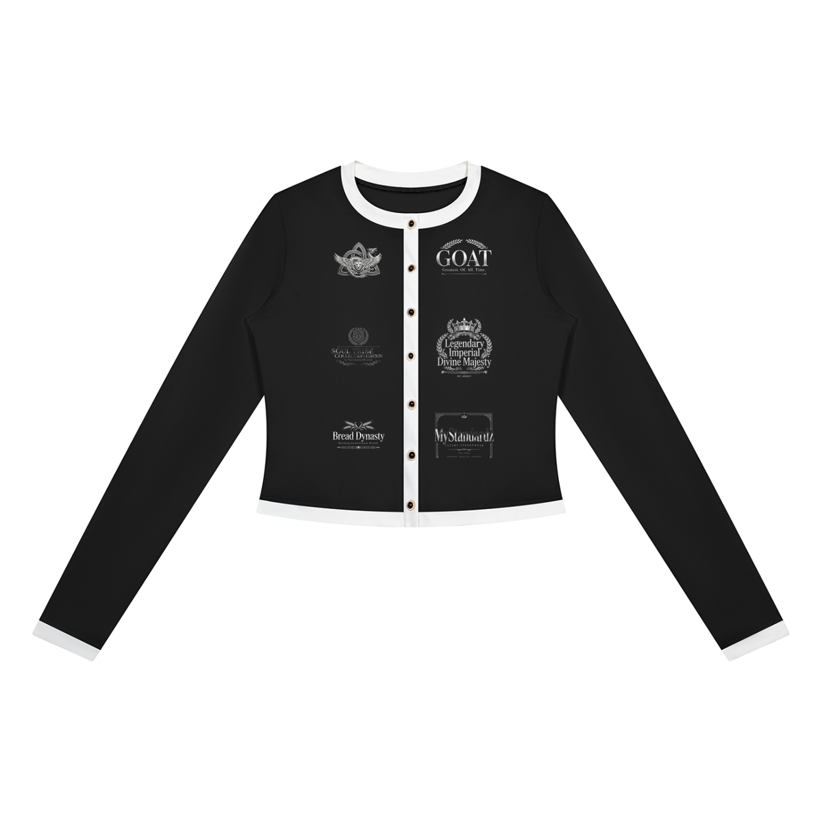 Bread Always Rise Women’s Color Block Yoga Sports Jacket
