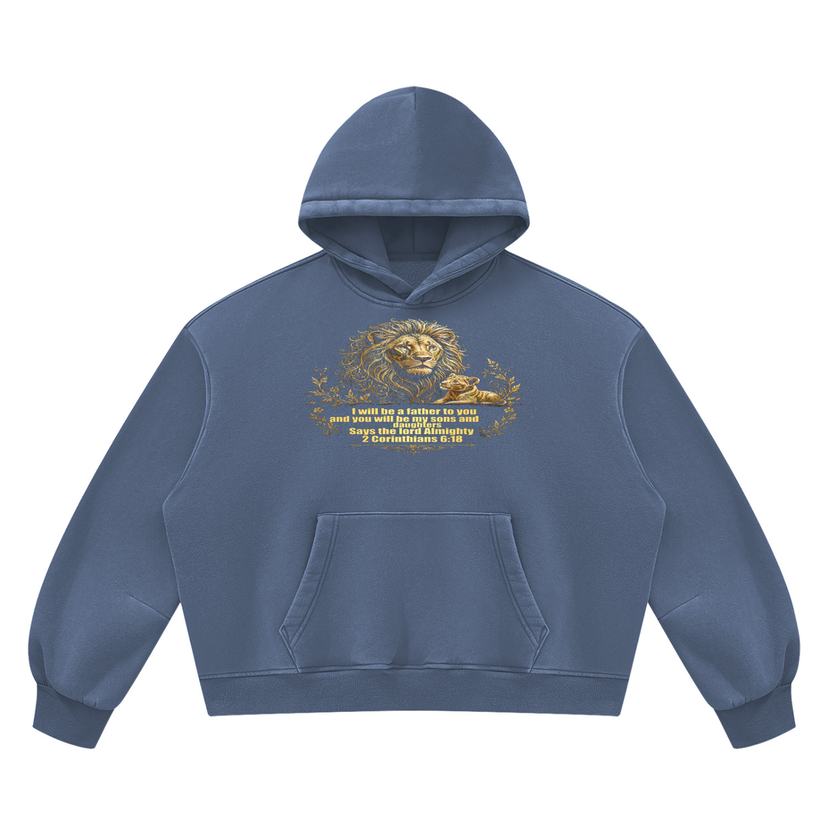 Bread Winner Alumni Unisex Vintage Wash Boxy Fleece Hoodie