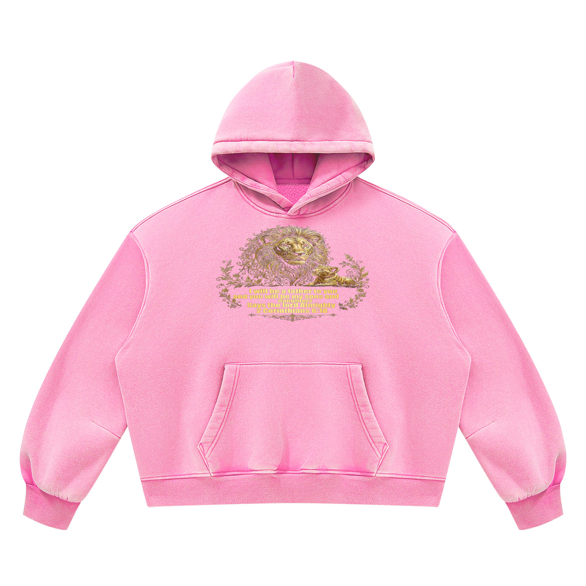 Bread Winner Alumni Unisex Vintage Wash Boxy Fleece Hoodie