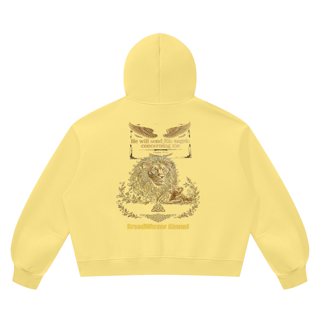 Bread Winner Alumni Unisex Vintage Wash Boxy Fleece Hoodie
