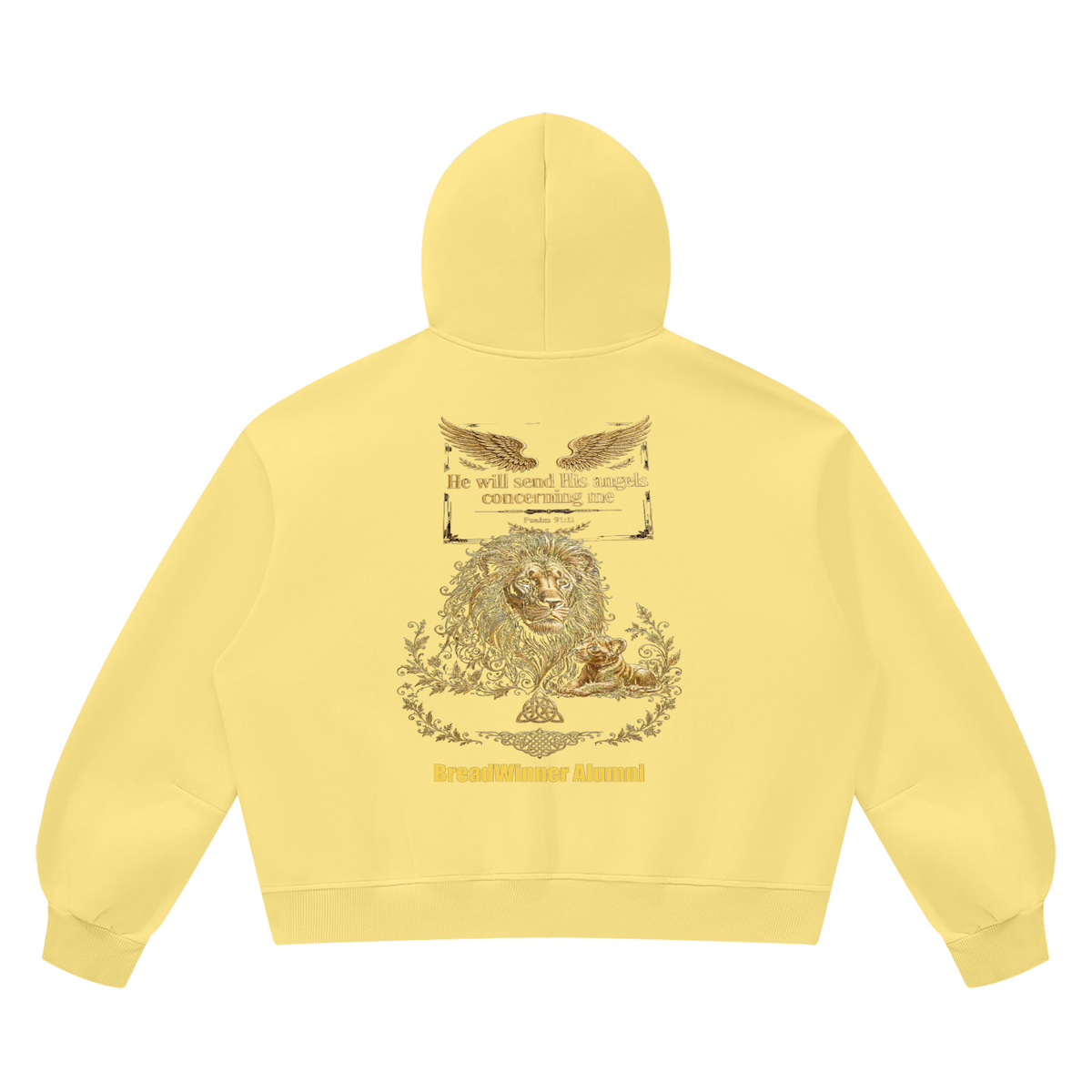 Bread Winner Alumni Unisex Vintage Wash Boxy Fleece Hoodie