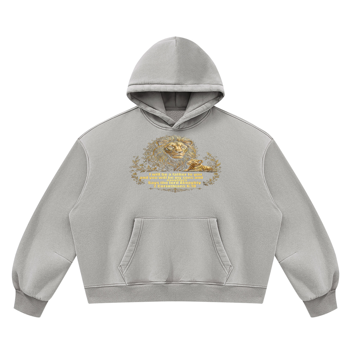 Bread Winner Alumni Unisex Vintage Wash Boxy Fleece Hoodie