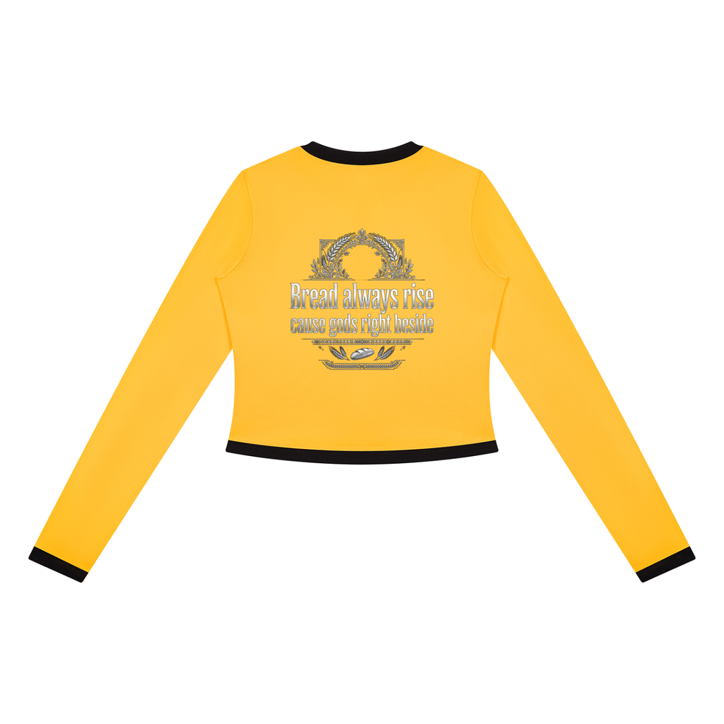 Bread Always Rise Women’s Color Block Yoga Sports Jacket