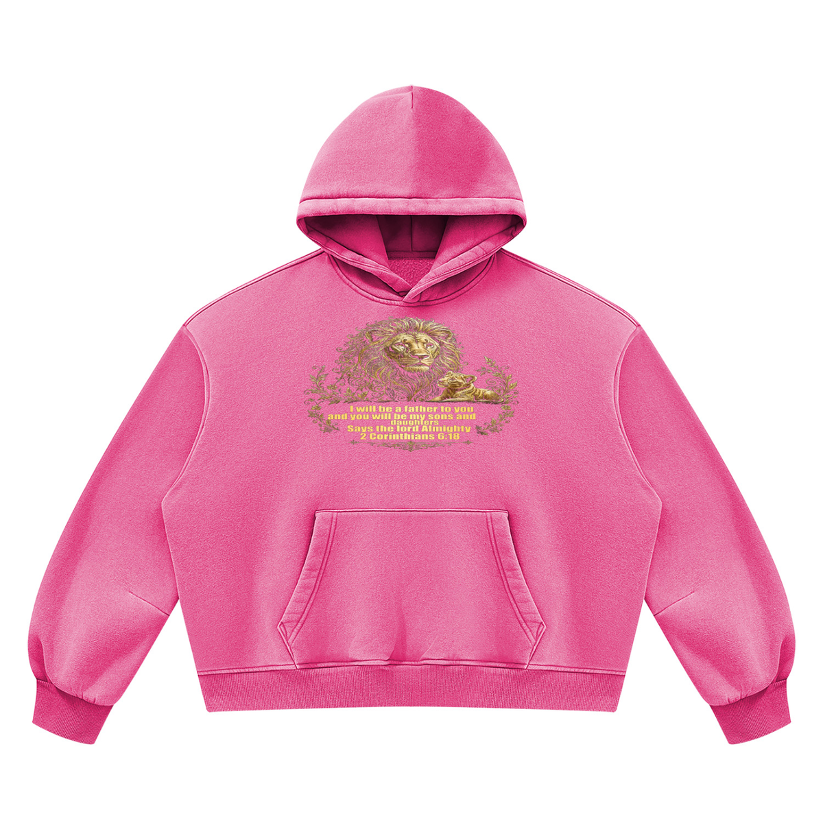Bread Winner Alumni Unisex Vintage Wash Boxy Fleece Hoodie